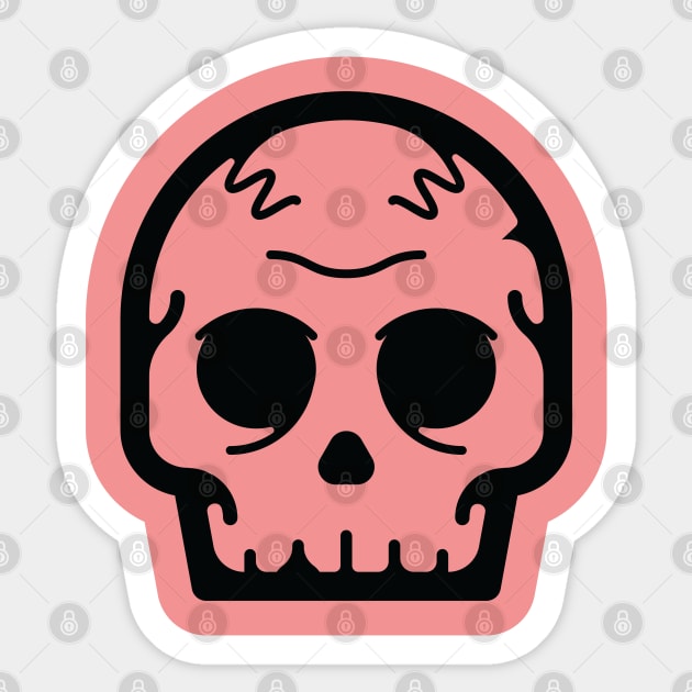 skull Sticker by JSNDMPSY